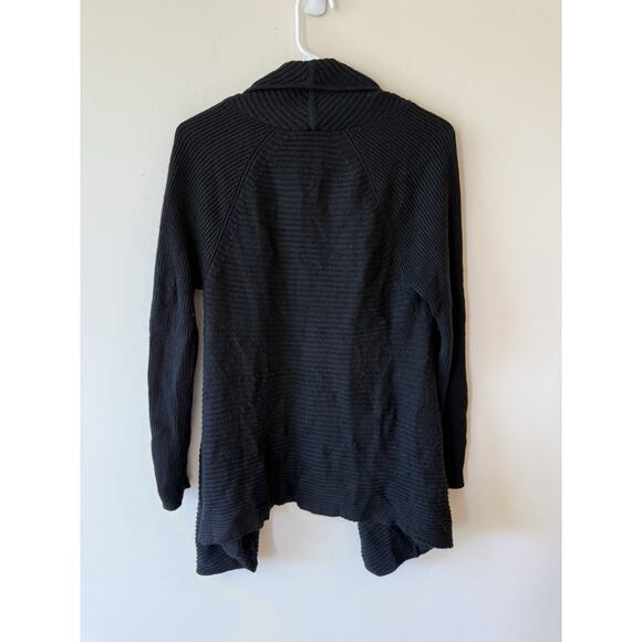 Helmut Lang Wool Blend Cardigan Black Sweater Size Small Cozy Luxury - Picture 2 of 9